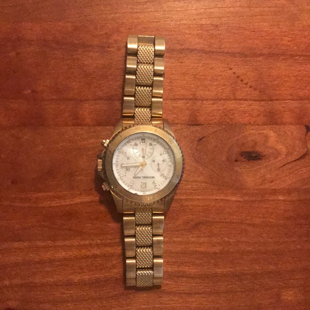 Gold Michael kors watch